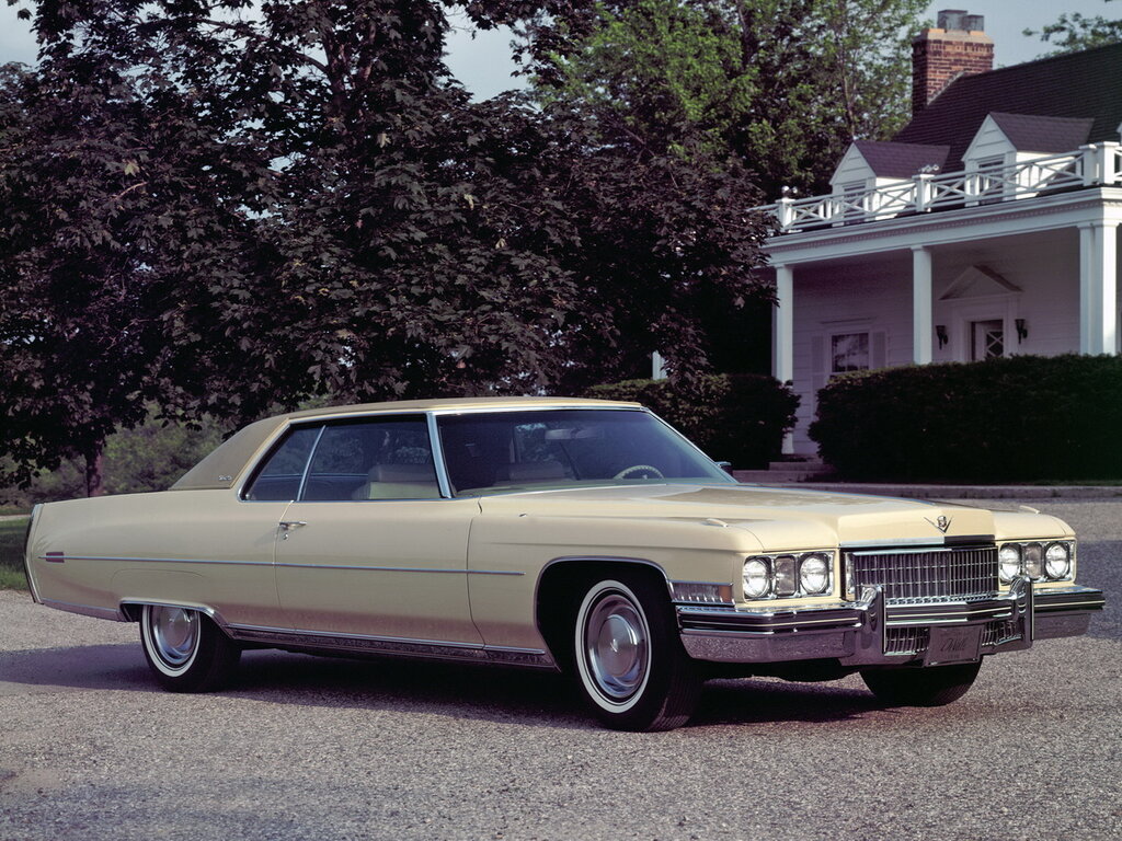 Cadillac DeVille (J, D47/J) 6 поколение, рестайлинг, купе (10.1971 - 09.1973)